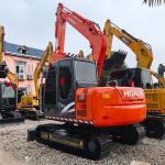 40.5kw Hitachi ZX70 Mini Hitachi Second Hand Excavators 4170mm Depth