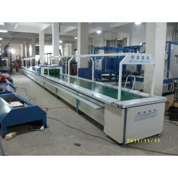 Customized Shoes Lasting Production Line Shoe Pasting / Packing Conveyor Footwear Production Line