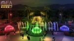 Multicolored LED Stainless Net Dry Floor Fountains
