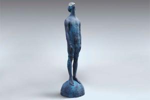 Wholesale 190cm Height Life Size Man Casting Bronze Sculpture Glass Rain Design from china suppliers