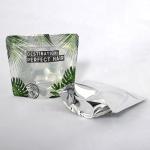 Biodegradable PLA plastic bags 4 oz k stand up pouch metallic foil bag with