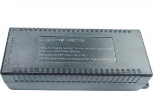 China 30w Gigabit Poe Injector With Ieee 802.3af/At/Bt Power Over Ethernet End Span Pse on sale