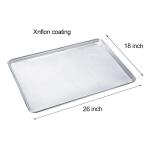 26"*18"*1" Full perforated baking bread tray burger or hamburger or hot dog non