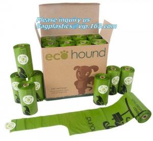 Wholesale Compostable Logo Printed Colorful Pet Dog Waste Poop Plastic Garbage Bag 100% Biodegradable, Zero Waste Certified Dog Po from china suppliers