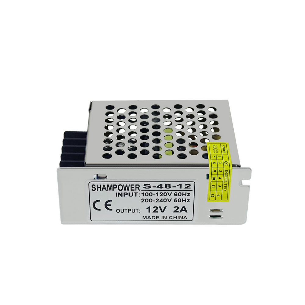 LED Driver DC 12V2A24W single output SMPS with DC12V24W full watt Iron Case for LED Lighting Factory Outlet