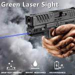 Compact Blue Laser Dot Sight Scope Adjustable Low Profile Picatinny Rail