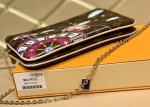 M63905 Silk-Screen Pochette Double Zip Luxury Chain Bag Genunie Leather And