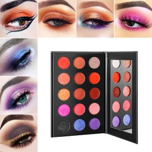 Wholesale ISO 22716 Smooth Matte Cream Eyeshadow Palette For Smokey Eyes from china suppliers