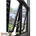 Sound / Heat Insulation Aluminum Top Hung Window Customized Color awning louver
