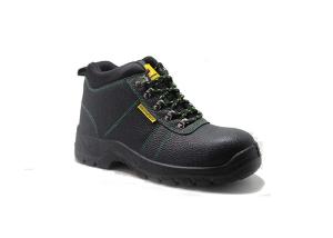 Wholesale Embossed Action Leather PU Sole Safety Shoes With Steel Toe And Steel Plate from china suppliers