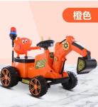 PP Plastic Type Children's Excavator Electric Engineering Ride On Car for