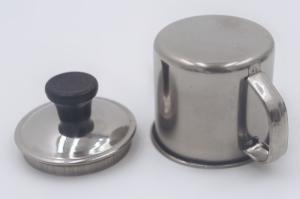 Wholesale 13cm Bulk items stainless steel oil pot stainless steel sugar pot with lid from china suppliers