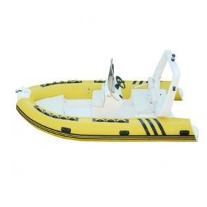 Wholesale New Design High Quality PVC Rigid Hull Inflatable Fishing Dinghy boat with Outboard Motor from china suppliers