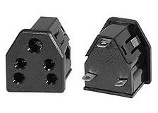 Wholesale Universal Grounded India Type D Travel Power Plug Adapter Electrical Sockets 6A 240V AC 3 Pin Triangular Outlet 50 Hz from china suppliers