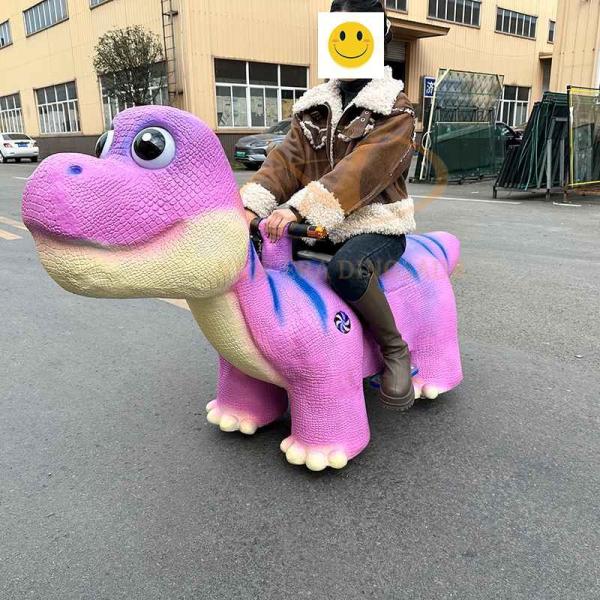 Amusement Park Dinosaur Ride for Shopping Mall Max Load 100kgs Infrared Sensor