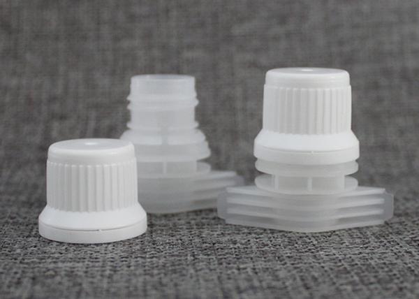 Anti - Pilfer PE PP Plastic Spout Caps For Juice / Beverage Doypack / Baby Food