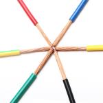 LOW VOLTAGE PVC Insulated Copper Core Flexible Electrical Wire Cable 1*4mm