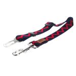 61cm Large Dog Safety Leash Car Seat Belt For Cargo Area With Striped Elastic