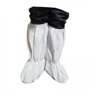 China Disposable Disposable Boot Covers / High Shoe Cover For Infection Control on sale