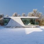 10 Tons Container Prefabricated Capsule House With Kitchen / Capsule Tiny House