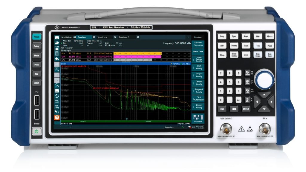 Color Display EPL1000 EMI Test Receiver Rohde And Schwarz 5 kHz to 30 MHz