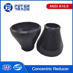Wholesale Carbon Steel ASTM A234 WPB ASME B16.9 Concentric Reducer Fitting BW Reducer for Chemical Industry from china suppliers