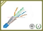 1000ft Cat6 SFTP Network Cable , 23AWG Cat6 Internet Cable With PVC / LSZH