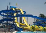 Water Slide Equipment Combination Fiberglass Pool Slide For Big Splash Waterpark
