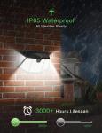 Outdoor Solar Wall Light Motion Sensor Waterproof Street Lamp Solar Powered