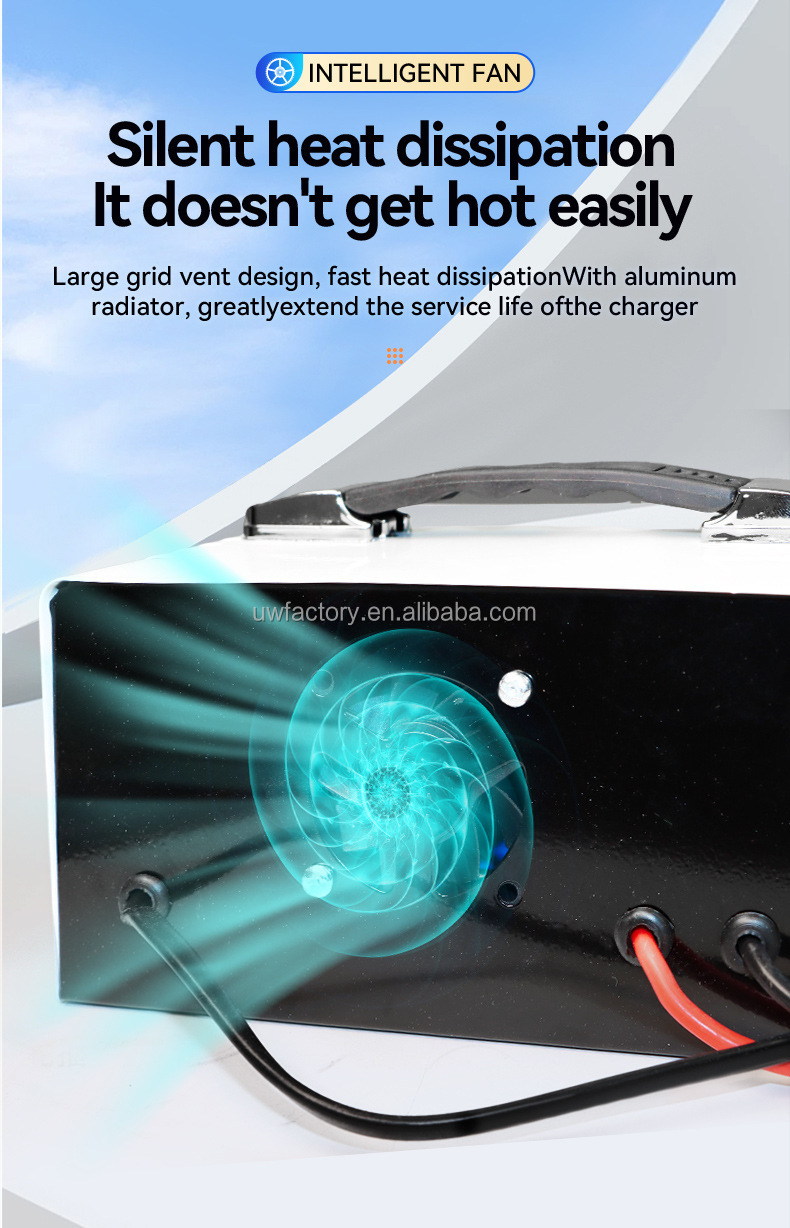 12V10A 24V10A GEL AGM Lead Acid Battery Charger for Fast Charging Speed Efficiency Sweeper Golf Cart Forklift Motorcycle