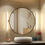 ETERNA Lighting IP44 Rating LED Decorative Wall Bathroom Mirror 2700K/3000K