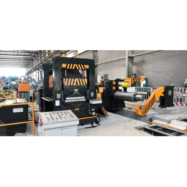 Heavy Duty Flying Shear Cutting Machine Plate Collection System For Industrial