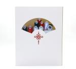 Embroidery Silk Thread Color Cards Book 5000y Length/cone and 100% Polyester