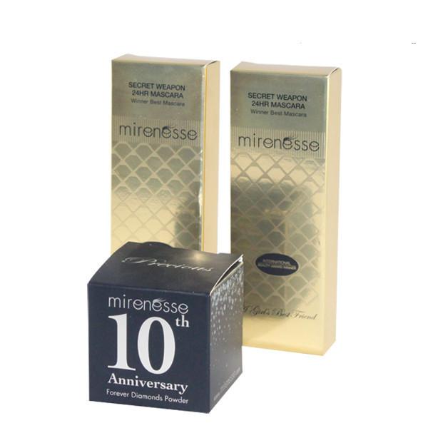 Custom Logo Pinted Paper Box Packaging For Cosmetics / Glossy Cosmetics Box