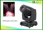 Sound Control Spot Moving Head Light Beam Angle 40 Degree Wash Pattern 10r 280w