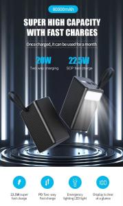 Wholesale 80000mah Large Capacity Power Bank Fast Charging Station Power Bank 80000mah Power Bank from china suppliers