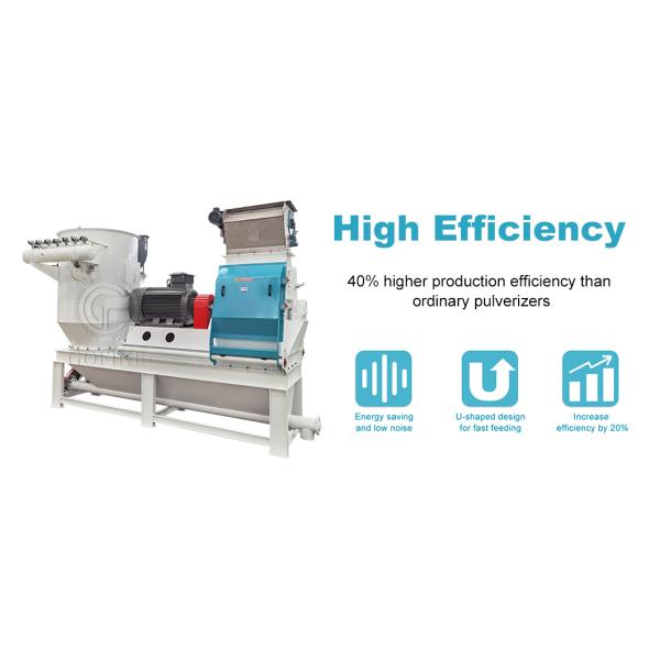 10 Ton Corn Hammer Mill Feed Grinding Crusher Equipment Feed Production Line