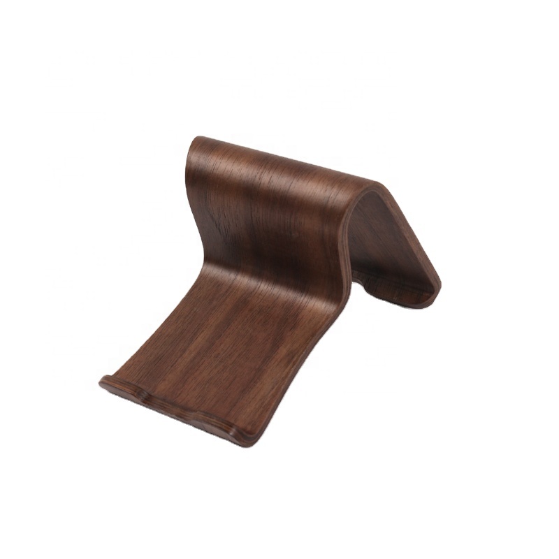 Wholesale Hot Pressing Process Wooden Mobile Phone Holder Stand For Tablet Desk Organizer Accessories