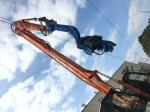 20M Excavator Sheet Pile Driving Long Boom For R420 Long Reach Boom Heavy