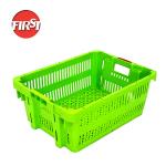 505*370*210mm Plastic Turnover Box for Storing Vegetables and Fruits Durable