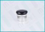 Customized Shape Perfume Bottle Caps With Silver Aluminum Stepped Collar