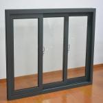 Single Glass 6063-T5 Aluminum Sliding Glass Window High Security With Fiberglass