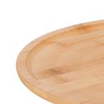 Turntable Spinning Bamboo Cake Stand Decorating For Parties Weddings And