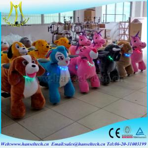 Wholesale Hansel big cock park rides fiberglass body mini car car electric wheel moving ride on animals in shopping mall from china suppliers