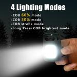 Gift Mini COB Pocket Purse Magnetic Car Flashlights Powerful 500 High Lumens