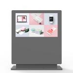 Horizontal Outdoor Advertising LCD Screens 2000 Nits Brightness With Fan Cooling