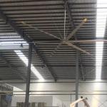 7.3m 24FT PMSM Motor Industrial Ceiling Fan For Warehouse Ventilation And Air