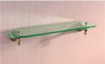 Modern Grey Extra Clear Frosted Polished Glass Shelves with Flat Polished Edge
