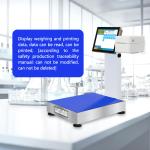SOHE 1000KG Advanced Y15W Printing Label Traceability Weighing Scale
