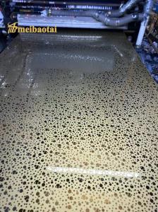Wholesale Gold Mirror Etched Client Pattern Stainless Steel Sheet from china suppliers